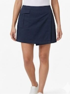 Dockers navy blue cargo front pocket mini skort size 6